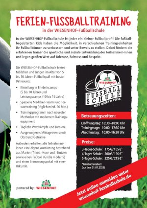 Fußballcamp 2025 in Emmeln!